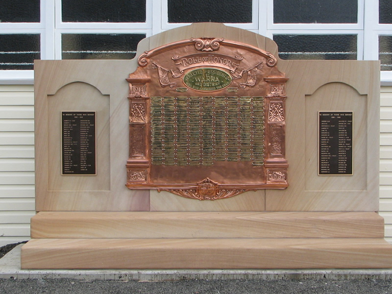 Warra memorial